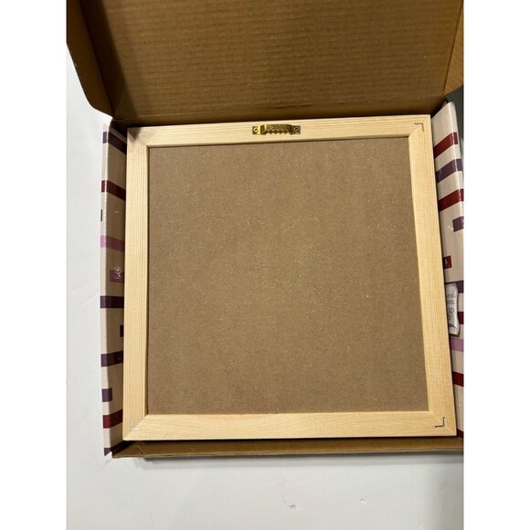 XO Sienna‎ Felt Message Board With Letters  10x10"  Black & Natural - Picture 4 of 6